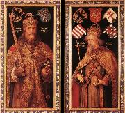 Albrecht Durer Emperor Charlemagne and Emperor Sigismund oil on canvas